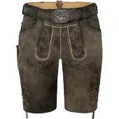 Spieth & Wensky Lederhose Falkenstein magma / sand 54