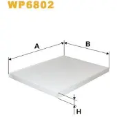WIX FILTERS Filter, Innenraumluft WP6802