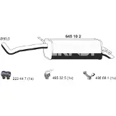 ERNST 645102 Endschalldämpfer für VW POLO (9N) Auspuff