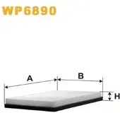 WIX FILTERS Filter, Innenraumluft WP6890