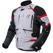 Rukka Madagasca-R Schwarz Grau Rot Motorrad Textiljacke Größe 58