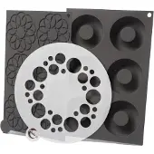 Style de Vie Silikonformen Innere Kreis Plate-it Set 3 Sdv