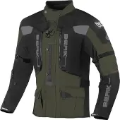 Berik Dakota wasserdichte 3in1 Motorrad Textiljacke, schwarz/grün, 56
