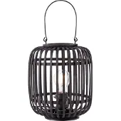 Brilliant Tischlampe Woodrow schwarzes Holz