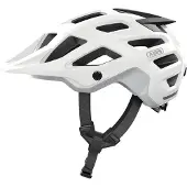 ABUS MTB-Helm Moventor 2.0 - komfortabler Fahrradhelm fürs Gelände - All-Mountain-Helm - für Damen und Herren - Weiß Matt, Größe S (51-55 cm)