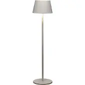 Gnosjö Konstsmide Akku Stehleuchte Pomezia | Indoor/Outdoor | Regenfest | USB | weiss | Aluminum | 11 Lichtfarben | Akkulaufzeit bis zu 20h | 7824-250