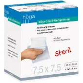 HÖGA-PHARM G. Höcherl Höga-kompressen 7,5x7,5 cm steril 8fach 25X2 St