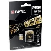 Emtec SpeedIN Pro, 256 GB, MicroSDXC, Klasse 10, UHS-I, 100 MB/s, 95 MB/s
