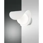 FABAS LUCE LED Wandleuchte Adria 180x160mm 6W Warmweiß Weiß
