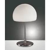 FABAS LUCE Tischleuchte Gaia big E14 Ø140mm Chromfarben
