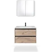 Duravit Waschtisch DuroCast Plus Sivida 82x48,5cm, mit Hahnloch, weiß seidenmatt