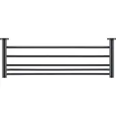 Duravit D-Code Handtuchablage, wandhängend, 0099254600, Farbe: Schwarz Matt