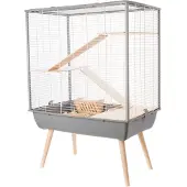 Zolux Käfig Neo Cosy große Nagetiere H80 graue Farbe