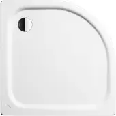 Kaldewei ZIRKON MIT WANNENTRÄGER Duschfläche, 800x900x35 mm, alpinweiß matt, Perl-Effekt, Eckablauf