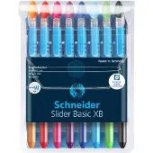 Schneider Kugelschreiber slider XB, 8er-Set