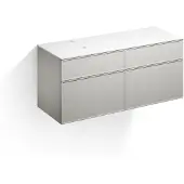 Alape Möbelmodul Arkta 1400x600 Weiß/Seidengrau
