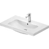 Duravit D-Code 2.0 Waschtisch, 800mm, m. ÜL, 1 Hahnloch, Weiß, 1 Stk.
