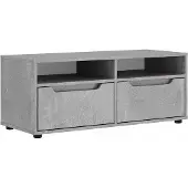 vidaXL TV-Schrank VISNES Betongrau 100x40x38 cm Holzwerkstoff