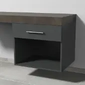 Sanipa Anbau-/Solitärschrank 2morrow (G1355) 510x600x520 Anthrazit-Matt, G135522 G135522