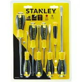 Stanley Tools sta060210 PH/SL Essential Schraubendreher – Gelb/Schwarz (Set von 8)