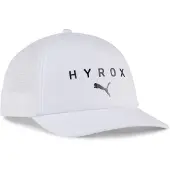 Puma Trucker Cap "X HYROX TRUCKER CAP" sportlicher Stil, mit gebogenem Schirm, mit Snapback-Verschluss