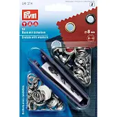 Prym Ösen und Scheiben MS 8,0 mm goldfarbig