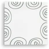 Gmundner Keramik Graugeflammt,Dessertteller Trend (20x20cm)