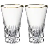 Villeroy & Boch Longdrinkglas "Longdrinkgläser Grand Royal Gold 300 ml 2er Set transparent-gold"