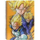 SD Toys DRAGON BALL Z - Yellow - Notebook Effet Lenticulaire 3D