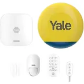 Yale Smart Alarm Starter-Kit, 6-teilig – Steuereinheit, Sirene, Tastatur, Fernbedienung, Bewegungsmelder, Fenster-/Türsensor