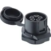 Lutronic 0272 02 Rundsteckverbinder Kupplung, Einbau Gesamtpolzahl: 2 1 St.