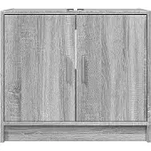 vidaXL Waschbeckenunterschrank Grau Sonoma 63x29x55 cm Holzwerkstoff