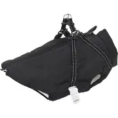 vidaXL Hundemantel mit Geschirr Wasserdicht Reflektierend Schwarz L48