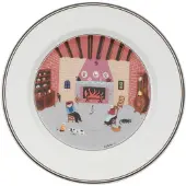 Villeroy & Boch Frühstücksteller "Frühstücksteller Kamin Design Naif ø 21 cm bunt"