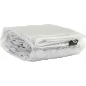 vidaXL Transparente Plane mit Ösen 3x6 m PVC