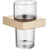 Dornbracht Porte-verre avec verre en cristal, modèle mural, 83400780-46, 83400780-46