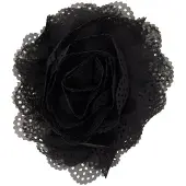 Pico Lace Rose Claw Black