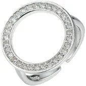Everneed Bella Ring - Silber klarer Stein