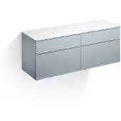 Alape Möbelmodul Arkta 1600x600 Weiß/Türkisgrau