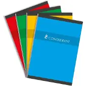 Conquerant SEPT Heft, broschiert, DIN A4, kariert, 96 Blatt