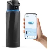 WaterH Boost Smart Trinkflasche 946ml Schwarz - B003BK