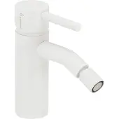 Herzbach DEEP WHITE Bidet-Einlochbatterie ohne Ablauf Weiß matt