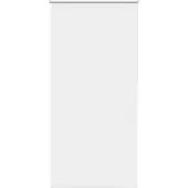 vidaXL Verdunkelungsrollo Weiß 100x230cm Stoffbreite 95,7cm Polyester