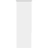 vidaXL Verdunkelungsrollo Weiß 40x130cm Stoffbreite 35,7 cm Polyester