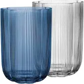 Villeroy & Boch Dekovase "Vasen Fleur 22,5 cm 2er Set bunt", bunt, Vasen, Dekovase