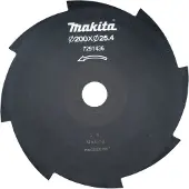 Makita 191Y44-2, Bürstenschneider-Klinge, Schwarz, Edelstahl, DUR194, 1 Stück(e), 20 cm