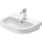 Duravit D-Code 2.0 Waschtisch, 550x430mm, mit Überlauf, Weiß, Hochglanz, 1 Stk.