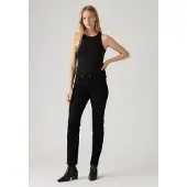 Levi's Damen Jeanshose Classic Mid Rise, Straight Fit, Schwarz (Soft Black), W31