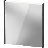 Duravit D-Code Spiegel, LED-Lichtfeld oben, 650x700mm, externer Lichtschalter notwendig, 5 W, DC7076049490000