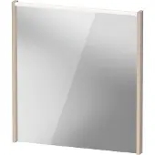 Duravit LED-Spiegel D-Code 2.0 65x70x5cm, 5 W, Tau matt, Lichtfeld oben
